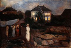 De storm van Edvard Munch